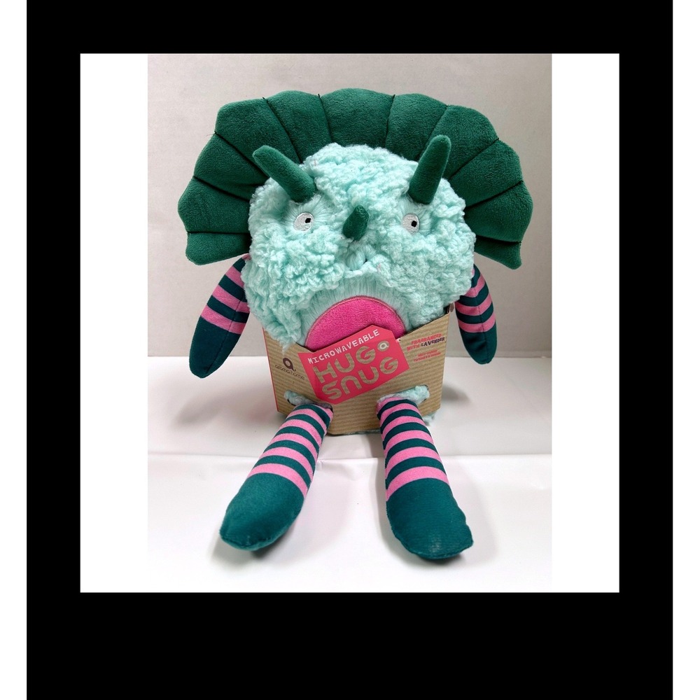 Aroma Home Hug a Snug Microwaveable Lavender Scented Plush Dinosaur AH0020DNKR